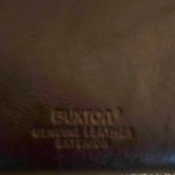 NWOT Buxton Brown Leather Wallet - Picture 3 of 8